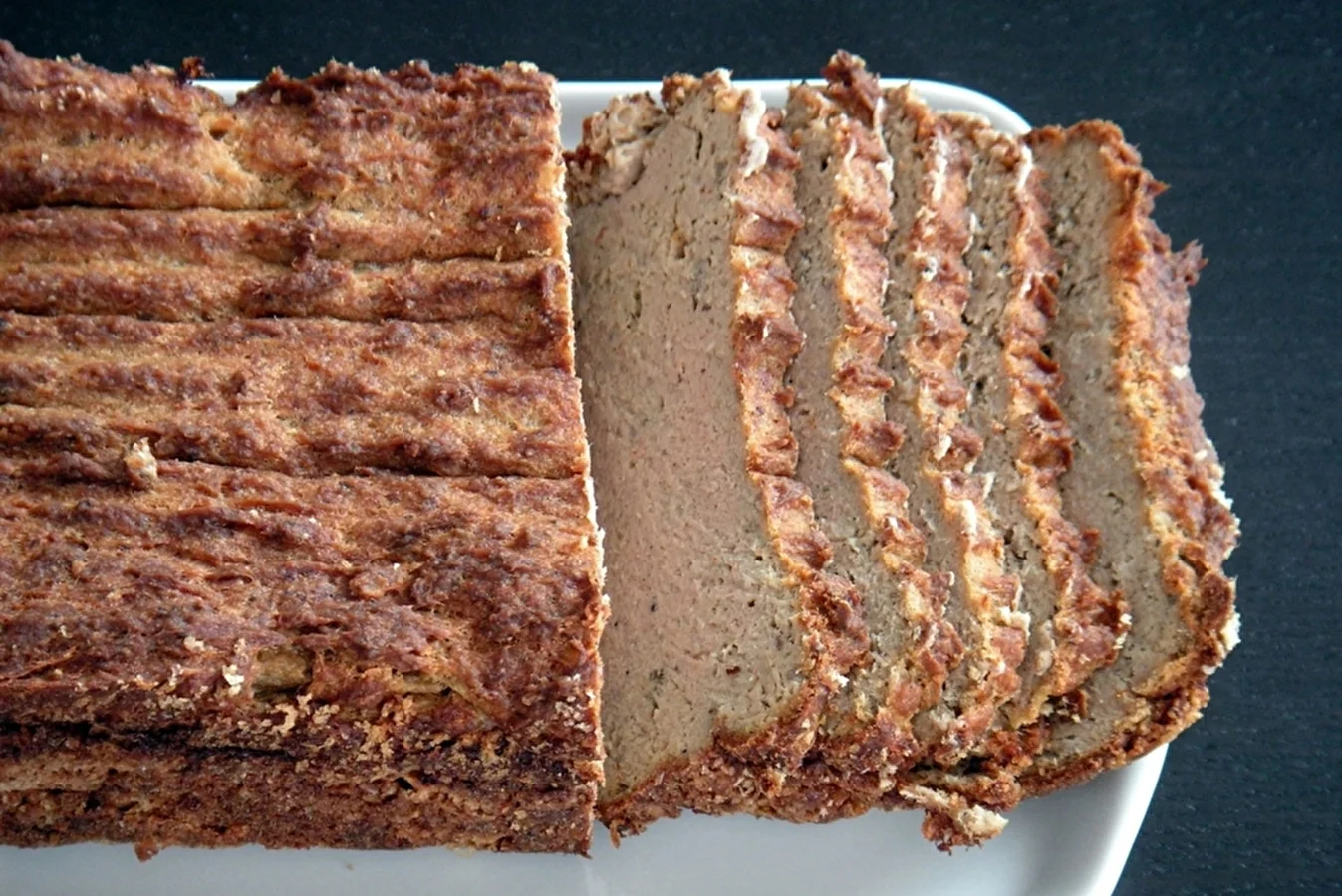 Homemade pâté with mushrooms