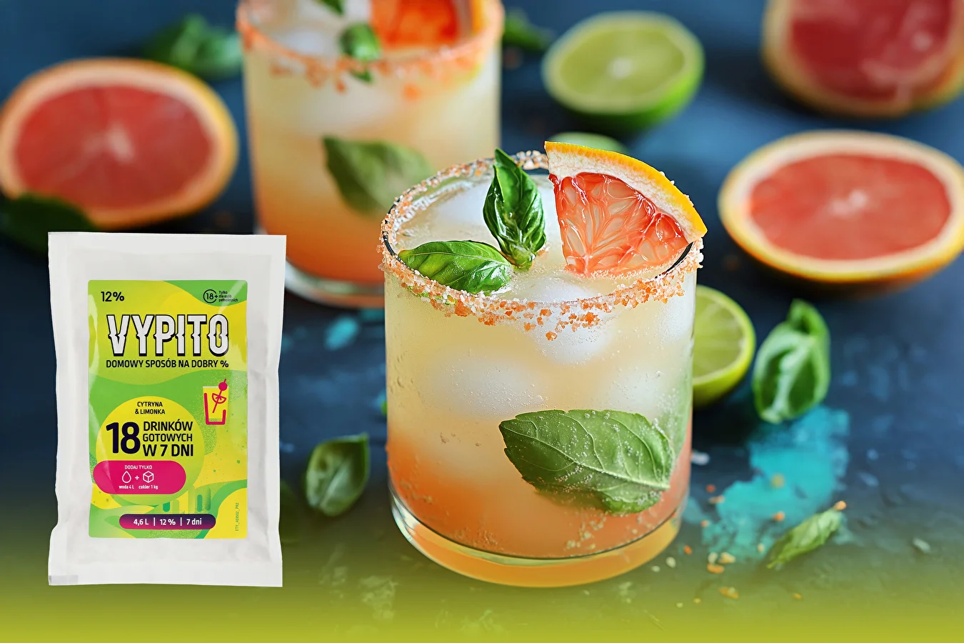 Vypito Lime Basil – a refreshing drink with a hint of basil and citrus