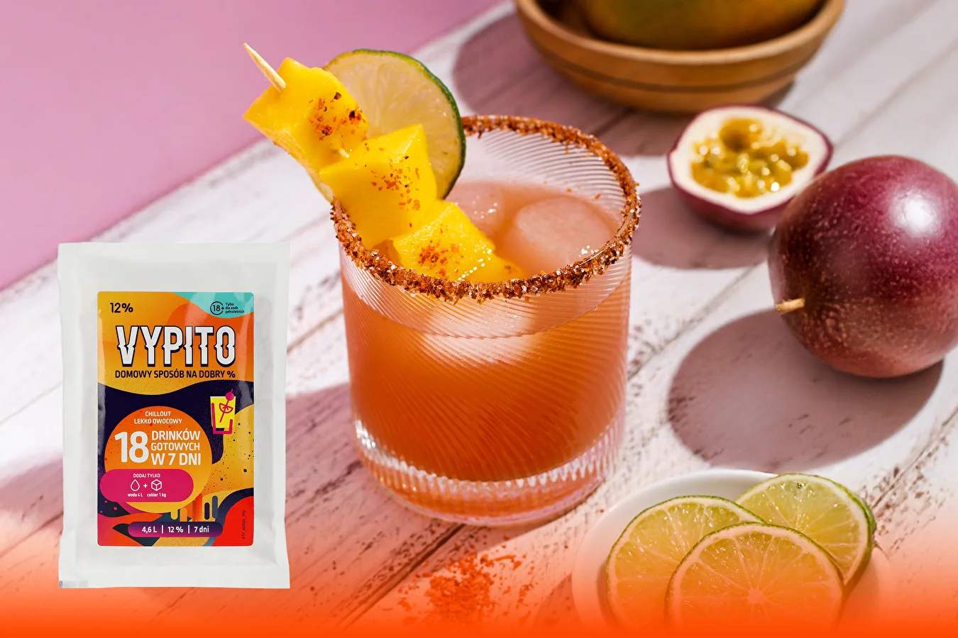 Vypito Mango & Passion Fruit Fizz - Exotic summer delight