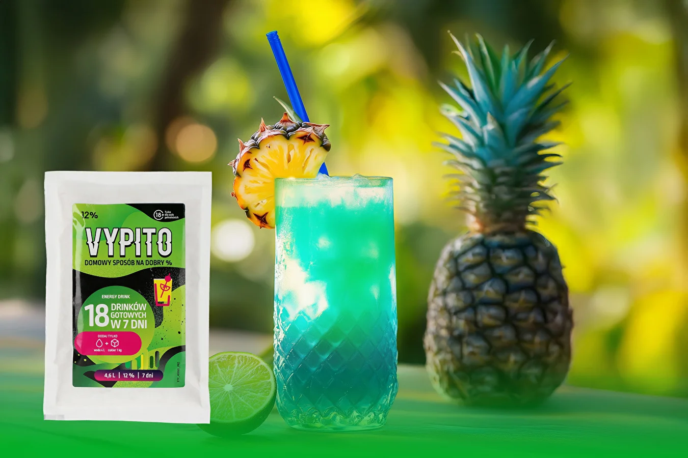 Vypito Neon Splash – a tropical cocktail