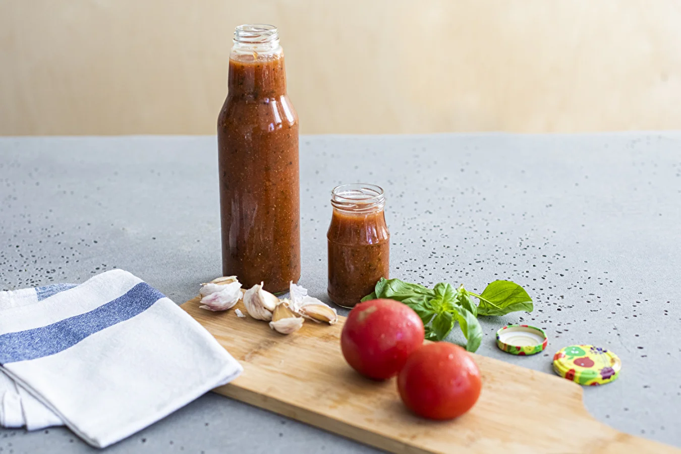 Warming tomato juice
