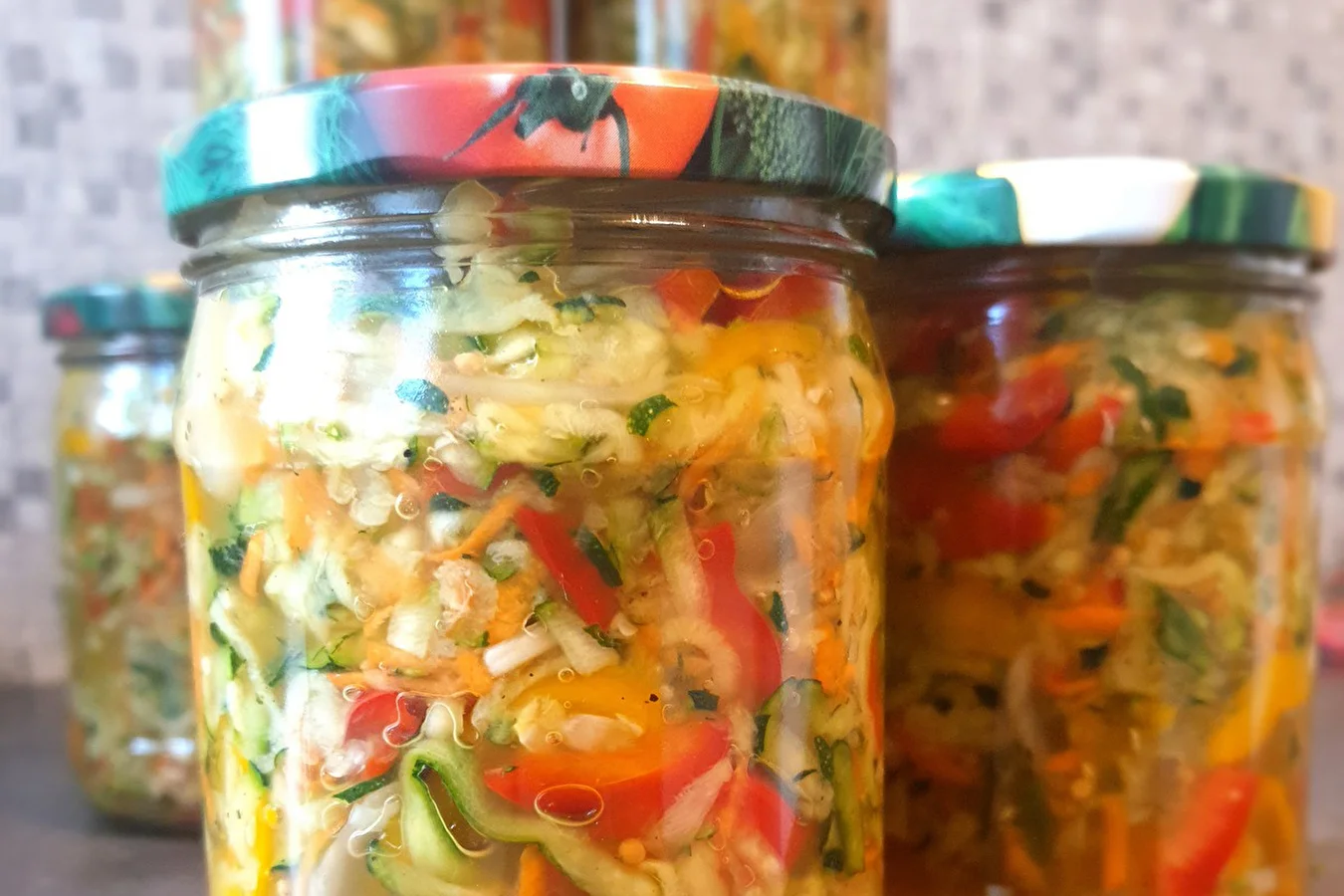 Winter vegetable salad