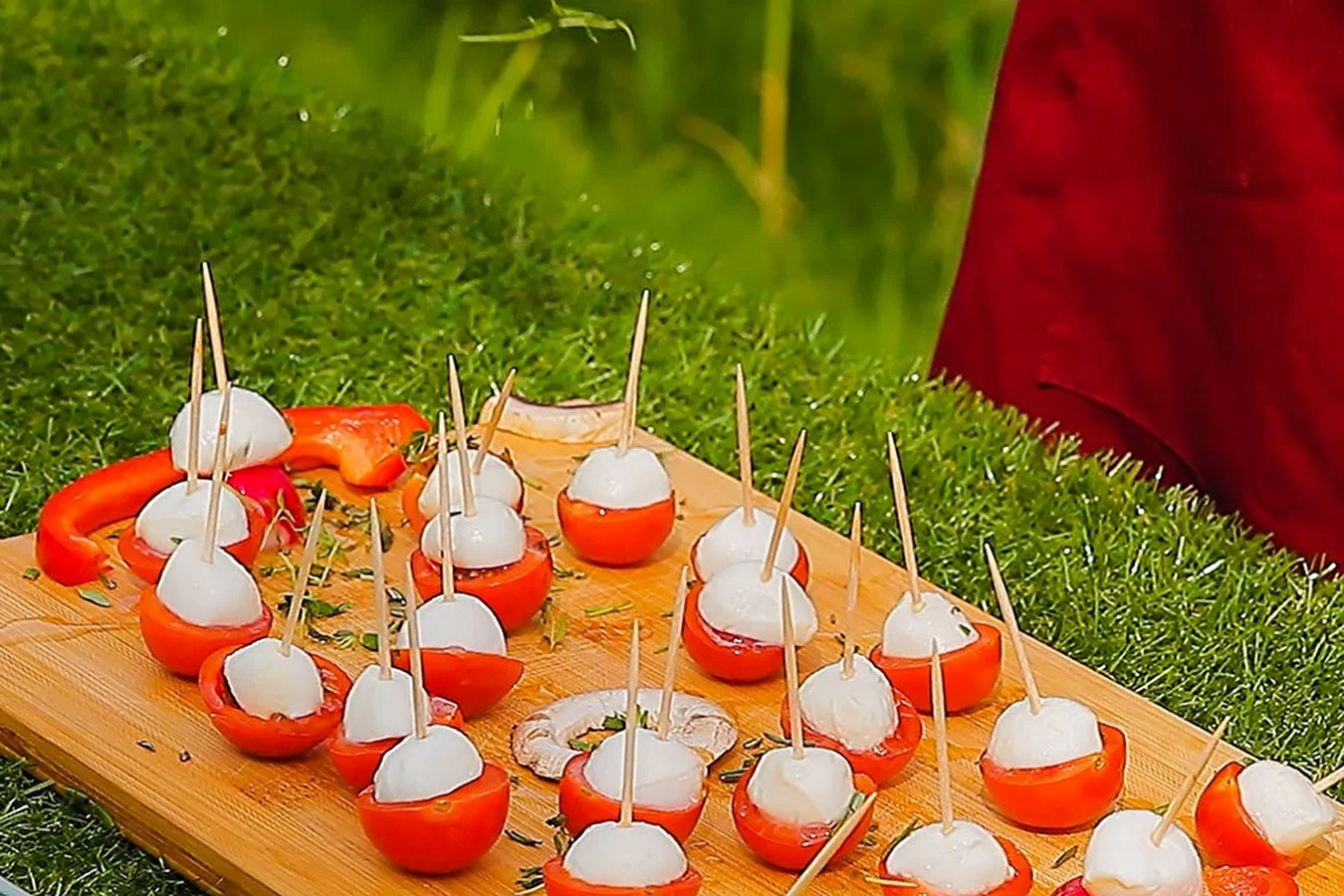 Cheesy Fan Skewers