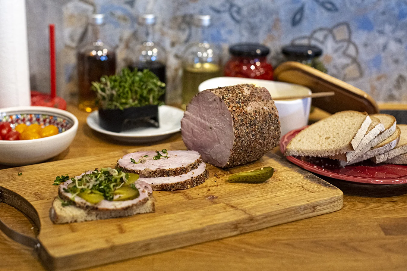 Spicy ham from a ham cooker