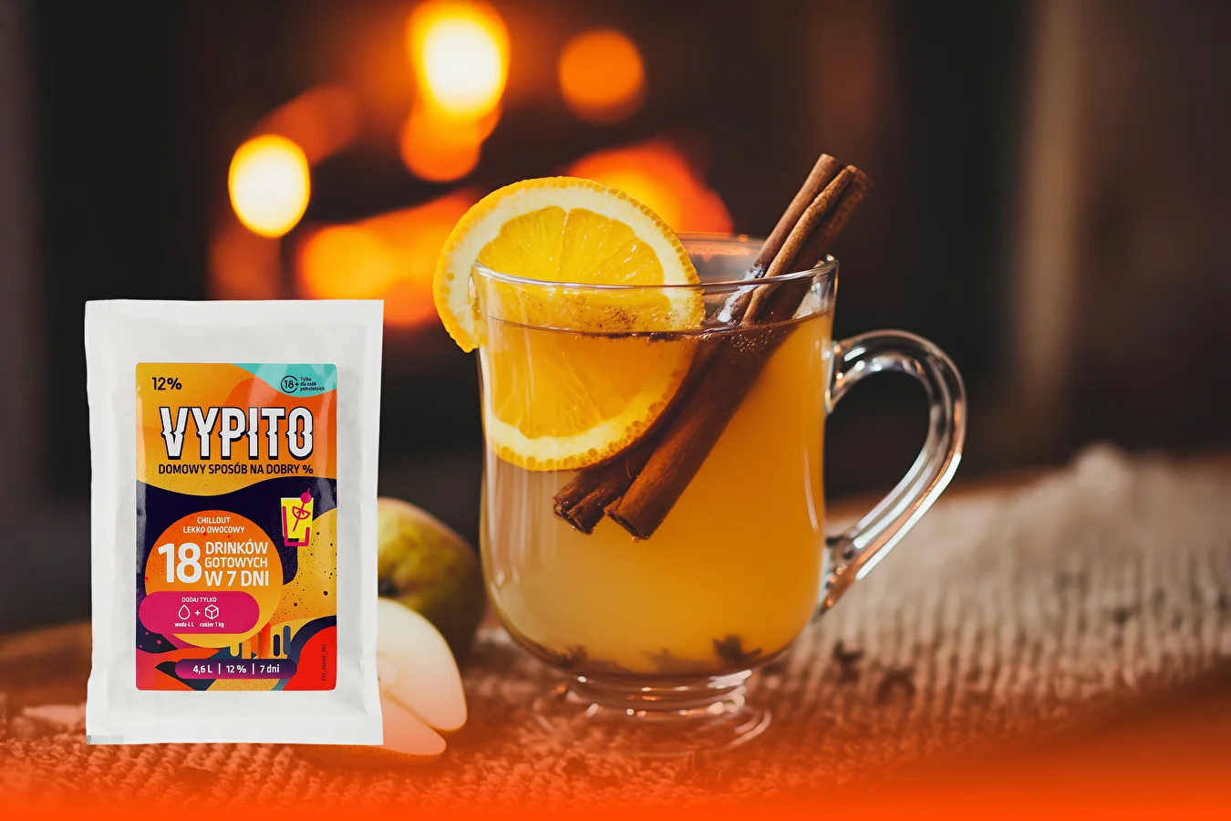 Vypito served warm - a winter chill-out with a hint of fruit and spice