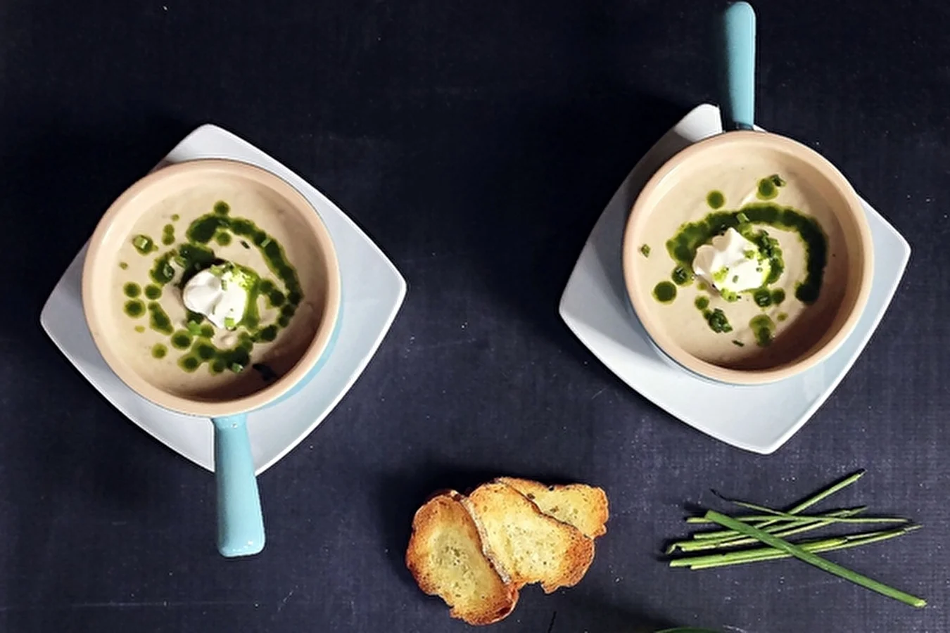 Garlic cream soup