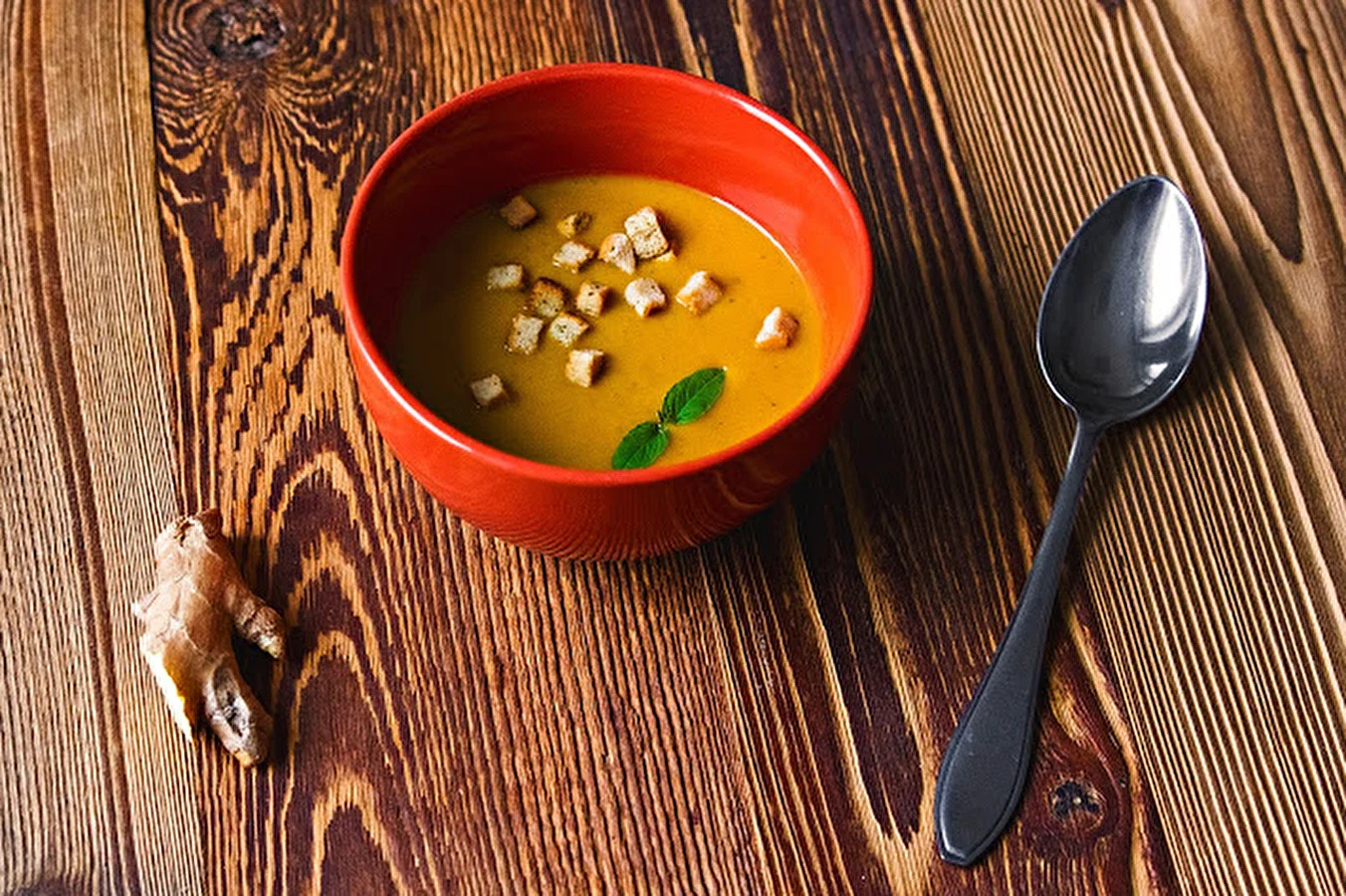 Warming ginger soup