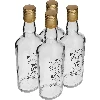 0.5 L bottle with a screw cap, ‘Likier domowy’ print - 4 pcs - 2 ['bottle for homemade liqueur', ' bottle for liqueur', ' bottle for infusion liqueur', ' bottles with stopper', ' 500 mL glass bottle', ' 0.5 L bottle', ' bottles with print', ' coffee liqueur', ' orange liqueur']