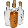 0.5 L bottle with a screw cap, ‘Likier domowy’ print - 4 pcs  - 1 ['bottle for homemade liqueur', ' bottle for liqueur', ' bottle for infusion liqueur', ' bottles with stopper', ' 500 mL glass bottle', ' 0.5 L bottle', ' bottles with print', ' coffee liqueur', ' orange liqueur']
