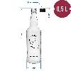 0.5 L bottle, with screw cap, ‘Cytrynówka’ (‘Cytrynówka soczyście domowa') - 4 pcs - 6 ['bottle for lemon infusion liqueur', ' bottle for infusion liqueur', ' bottles for infusion liqueur', ' bottles for lemon infusion liqueur', ' bottles with print', ' bottle for homemade infusion liqueur', ' bottle for a gift', ' 500 mL bottle', ' 0.5 L white bottle', ' bottle with screw cap', ' wedding bottles']