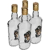 0.5 L bottle, with screw cap, "Whisky" print - 4 pcs - 2 ['homemade whisky bottle', ' whisky bottle', ' glass bottle with screw cap', ' bottle with screw cap', ' 500 ml glass bottle', ' 0.5 L bottle', ' bottles with print', ' bottle with print', ' whiskey bottle']