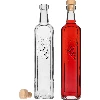 0.5 L decorative bottle with stopper - 4 ['liquor bottle', ' decorative bottle', ' bottle with grape', ' wine bottle', ' mead bottle', ' olive oil bottle', ' oil bottle', ' bottle with stopper', ' 500 mL bottle', ' decorative bottle', ' gift bottle']