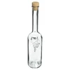 0,5 L glass bottle Dolcetto with T-cork , white  - 1 ['alcohol bottle', ' decorated alcohol bottles', ' glass alcohol bottle', ' moonshine bottles for wedding party', ' liqueur bottle', ' decorated liqueur bottles']