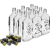 0.5 L hip flask bottle with screw cap and "Bimber" print - 12 pcs - 3 ['bottle', ' bottles', ' bottles with print', ' bottle for infusion liqueur', ' bottle for moonshine', ' alcohol bottle', ' bottle with print', ' glass bottle with print and stopper', ' 200 mL bottles with cork', ' set of corked bottles', ' for wedding reception', ' bottle for homemade liquor', ' bottle for a gift', ' hip flask bottle', ' moonshine barrels print']