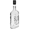 0.5 L hip flask bottle with screw cap and "Bimber" print - 12 pcs - 6 ['bottle', ' bottles', ' bottles with print', ' bottle for infusion liqueur', ' bottle for moonshine', ' alcohol bottle', ' bottle with print', ' glass bottle with print and stopper', ' 200 mL bottles with cork', ' set of corked bottles', ' for wedding reception', ' bottle for homemade liquor', ' bottle for a gift', ' hip flask bottle', ' moonshine barrels print']