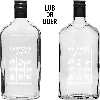 0.5 L hip flask bottle with screw cap and "Nalewka Jackpot" print - 12 pcs - 5 ['bottle', ' bottles', ' bottles with print', ' bottle for infusion liqueur', ' bottle for moonshine', ' alcohol bottle', ' bottle with print', ' glass bottle with print and stopper', ' 500 mL bottles with cork', ' set of corked bottles', ' for wedding reception', ' bottle for homemade liquor', ' bottle for a gift', ' hip flask bottle', ' set of 12 bottles', ' bottle with one-armed bandit print']
