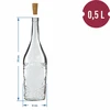 0,5 L Infusion glass bottle with cork, 6 pcs. - 8 ['alcohol bottle', ' decorated alcohol bottles', ' glass alcohol bottle', ' moonshine bottles for wedding party', ' liqueur bottle', ' decorated liqueur bottles']