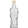 0,5 L Kredensowa glass bottle with cork  - 1 ['decorative glass bottle', ' bottle with natural cork', ' liquor bottle']