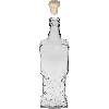 0,5 L Kredensowa glass bottle with cork - 2 ['decorative glass bottle', ' bottle with natural cork', ' liquor bottle']