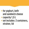 1.5 L cheese and yoghurt maker with a thermostat - 19 ['homemade yoghurt', ' for yoghurt', ' for cheese', ' vegan yoghurt', ' Greek yoghurt', ' cottage cheese spread', ' yoghurt making device', ' how to make yoghurt']