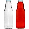 1 L bottle for juice with a twist-off cap - Ø43 - 4 ['juice bottle', ' glass bottle', ' kubuś bottle', ' 1 L bottle', ' juice bottles', ' 6x glass bottle for juice', ' juice', ' bottle for cream', ' bottles with cap', ' bottles with caps', ' click caps', ' coloured caps', ' grid pattern caps with print', ' bottle for lemonade', ' milkshakes', ' smoothies']