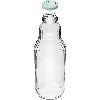1 L bottle for juice with a twist-off cap - Ø43 - 5 ['juice bottle', ' glass bottle', ' kubuś bottle', ' 1 L bottle', ' juice bottles', ' 6x glass bottle for juice', ' juice', ' bottle for cream', ' bottles with cap', ' bottles with caps', ' click caps', ' coloured caps', ' grid pattern caps with print', ' bottle for lemonade', ' milkshakes', ' smoothies']