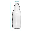 1 L bottle for juice with a twist-off cap - Ø43 - 9 ['juice bottle', ' glass bottle', ' kubuś bottle', ' 1 L bottle', ' juice bottles', ' 6x glass bottle for juice', ' juice', ' bottle for cream', ' bottles with cap', ' bottles with caps', ' click caps', ' coloured caps', ' grid pattern caps with print', ' bottle for lemonade', ' milkshakes', ' smoothies']