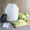 10 L Barrel / Drum with handle , white colour - 5 ['pickling barrel', ' cucumber barrel', ' cabbage barrel', ' cabbage', ' cucumbers', ' black weekend']