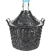 10 L wine demijohn in a plastic basket  - 1 ['demijohn', ' wine bottle', ' wine carboy', ' for beer', ' for fermentation', ' homemade wine', ' glass carboy for wine', ' for infusion liquors', ' for mead']