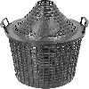 10 L wine demijohn in a plastic basket - 4 ['demijohn', ' wine bottle', ' wine carboy', ' for beer', ' for fermentation', ' homemade wine', ' glass carboy for wine', ' for infusion liquors', ' for mead']