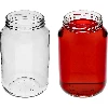 1000 ml twist-off jar with coloured Ø82/6 lid - 6 pcs - 5 ['preserving jar', ' 1 l preserving jar', ' jar with screw cap', ' jar with coloured cap', ' kitchen jar', ' glass jar', ' small jar', ' compote jar', ' mushroom jar', ' jam jar', ' screw top jars']