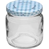 106 ml twist off glass jar with a coloured lid fi 53 - 6pcs - 2 ['jars', ' small jars', ' jar', ' glass jar', ' glass jars', ' jar with lid', ' jars for preserves', ' canning jars', ' jars for spices', ' jam jar', ' jar for jam', ' honey jar', ' jar for honey']