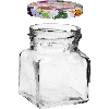 120 ml twist off Four Cornners glass jar, lid fi 53 - 6 pcs - 4 ['jars', ' small jars', ' jar', ' glass jar', ' glass jars', ' jar with lid', ' jars for preserves', ' canning jars', ' jars for spices', ' jam jar', ' jar for jam', ' honey jar', ' jar for honey']