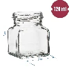 120 ml twist off Four Cornners glass jar, lid fi 53 - 6 pcs - 9 ['jars', ' small jars', ' jar', ' glass jar', ' glass jars', ' jar with lid', ' jars for preserves', ' canning jars', ' jars for spices', ' jam jar', ' jar for jam', ' honey jar', ' jar for honey']