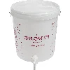 15 L fermentation container with a print, a tap, and a lid  - 1 ['fermentation container', ' fermentation bucket', ' small fermentation bucket', ' fermentation container', ' fermentation container for wine', ' fermentation containers for wine', ' biowin fermentation bucket', ' browin fermentation bucket']