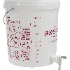 15 L fermentation container with a print, a tap, and a lid - 5 ['fermentation container', ' fermentation bucket', ' small fermentation bucket', ' fermentation container', ' fermentation container for wine', ' fermentation containers for wine', ' biowin fermentation bucket', ' browin fermentation bucket']
