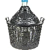 15 L wine demijohn in a plastic basket  - 1 ['demijohn', ' wine bottle', ' wine carboy', ' for beer', ' for fermentation', ' homemade wine', ' glass carboy for wine', ' for infusion liquors', ' for mead']