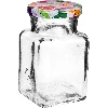 150 ml twist off glass jar Four Corners, lid fi 53 - 6 pcs - 3 ['jars', ' small jars', ' jar', ' glass jar', ' glass jars', ' jar with lid', ' jars for preserves', ' canning jars', ' jars for spices', ' jam jar', ' jar for jam', ' honey jar', ' jar for honey']