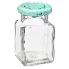 150 ml twist off glass jar Four Corners, lid fi 53 - 6 pcs - 4 ['jars', ' small jars', ' jar', ' glass jar', ' glass jars', ' jar with lid', ' jars for preserves', ' canning jars', ' jars for spices', ' jam jar', ' jar for jam', ' honey jar', ' jar for honey']
