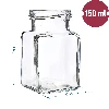 150 ml twist off glass jar Four Corners, lid fi 53 - 6 pcs - 9 ['jars', ' small jars', ' jar', ' glass jar', ' glass jars', ' jar with lid', ' jars for preserves', ' canning jars', ' jars for spices', ' jam jar', ' jar for jam', ' honey jar', ' jar for honey']