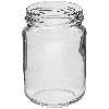 156 ml twist off glass jar with a coloured lid fi 53 - 6 pcs - 6 ['jars', ' small jars', ' jar', ' glass jar', ' glass jars', ' jar with lid', ' jars for preserves', ' canning jars', ' jars for spices', ' jam jar', ' jar for jam', ' honey jar', ' jar for honey']