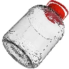 15l glass jar with plastic cap - 4 ['large jar', ' jar large', ' large glass jar', ' canning jar', ' for pickling', ' for cucumbers', ' for cabbage', ' industrial jar', ' jar with tongs', ' jar tongs', ' cucumber tongs']