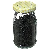 180ml twist off glass jar with coloured lid Ø53 - 8 pcs. - 8 ['jars', ' small jars', ' jar', ' glass jar', ' glass jars', ' jar with lid', ' jars for preserves', ' canning jars', ' jars for spices', ' jam jar', ' jar for jam', ' honey jar', ' jar for honey ']