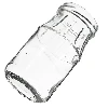 180ml twist off glass jar with coloured lid Ø53 - 8 pcs. - 7 ['jars', ' small jars', ' jar', ' glass jar', ' glass jars', ' jar with lid', ' jars for preserves', ' canning jars', ' jars for spices', ' jam jar', ' jar for jam', ' honey jar', ' jar for honey ']