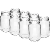 190 ml twist off glass jar with coloured lid Ø53 - 8 pcs. - 5 ['jars', ' small jars', ' jar', ' glass jar', ' glass jars', ' jar with lid', ' jars for preserves', ' canning jars', ' jars for spices', ' jam jar', ' jar for jam', ' honey jar', ' jars TO 190 ml']