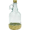 1l wicker wrapped gallone bottle with screw cap  - 1 ['alcohol bottle', ' decorated alcohol bottles', ' glass alcohol bottle', ' moonshine bottles for wedding party', ' liqueur bottle', ' vodka bottles', ' vodka bottle for wedding party', ' vodka bottle for christening party', ' vodka bottle for first communion party', ' wine bottle', ' wine bottles']
