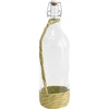 2 L Grosso swing top wicker wrapped glass bottle ['bottle with airtight stopper', ' bottle for oil', ' for oil', ' for juice', ' for water']