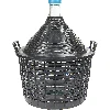 20 L wine demijohn in a plastic basket  - 1 ['demijohn', ' wine bottle', ' wine carboy', ' for beer', ' for fermentation', ' homemade wine', ' glass carboy for wine', ' for infusion liquors', ' for mead']