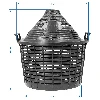 20 L wine demijohn in a plastic basket - 4 ['demijohn', ' wine bottle', ' wine carboy', ' for beer', ' for fermentation', ' homemade wine', ' glass carboy for wine', ' for infusion liquors', ' for mead']