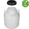 20l Barrel / Drum with handles , white colour - 2 ['barrel for cabbage', ' pickling barrel', ' pickling barrel', ' silage', ' cabbage', ' cucumber', ' for cucumber', ' stoneware', ' stoneware with lid', ' barrel with lid']